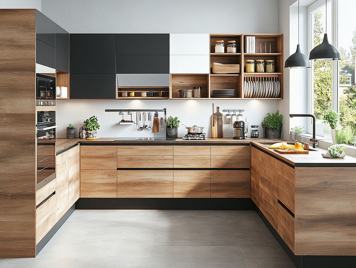 How Can the Layout of a Kitchen Affect Cabinet Choices?