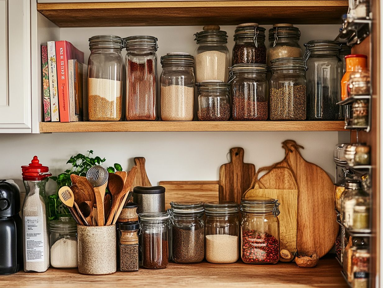 Illustration of essential kitchen tools