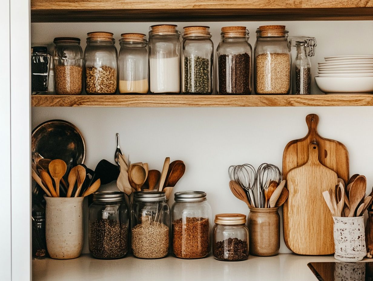 Image showing various kitchen cabinet essentials