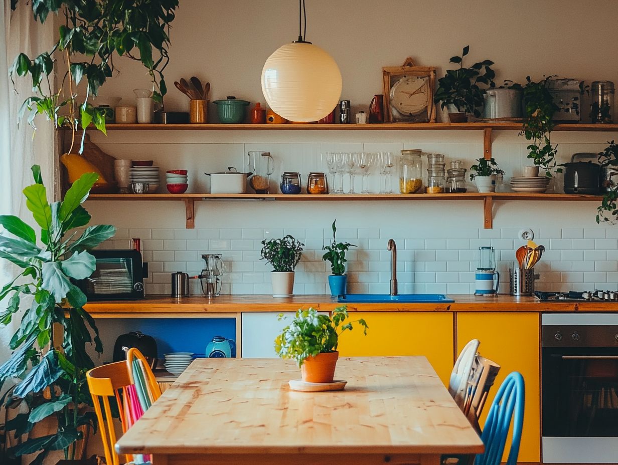 Creative design ideas for maximizing small kitchen spaces.