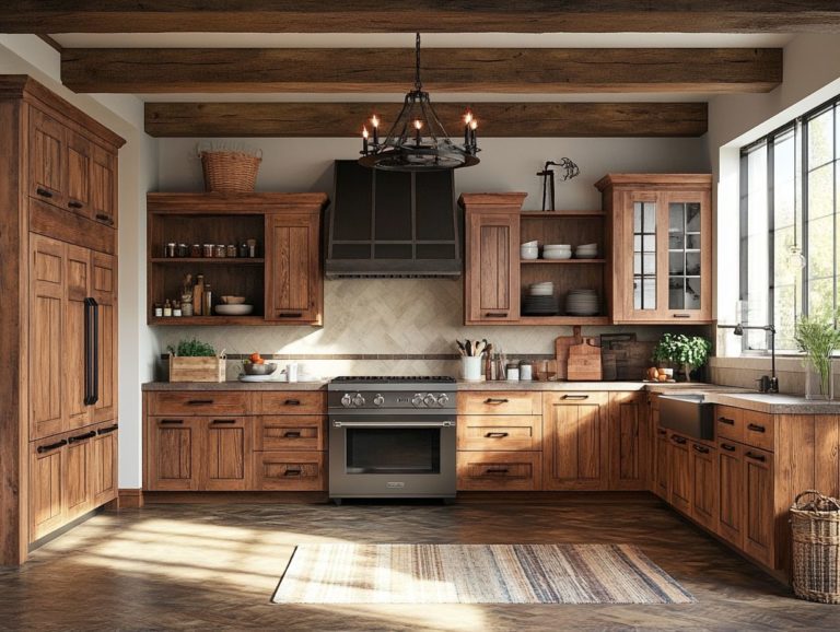 5 Cabinet Styles Perfect for Rustic Kitchens