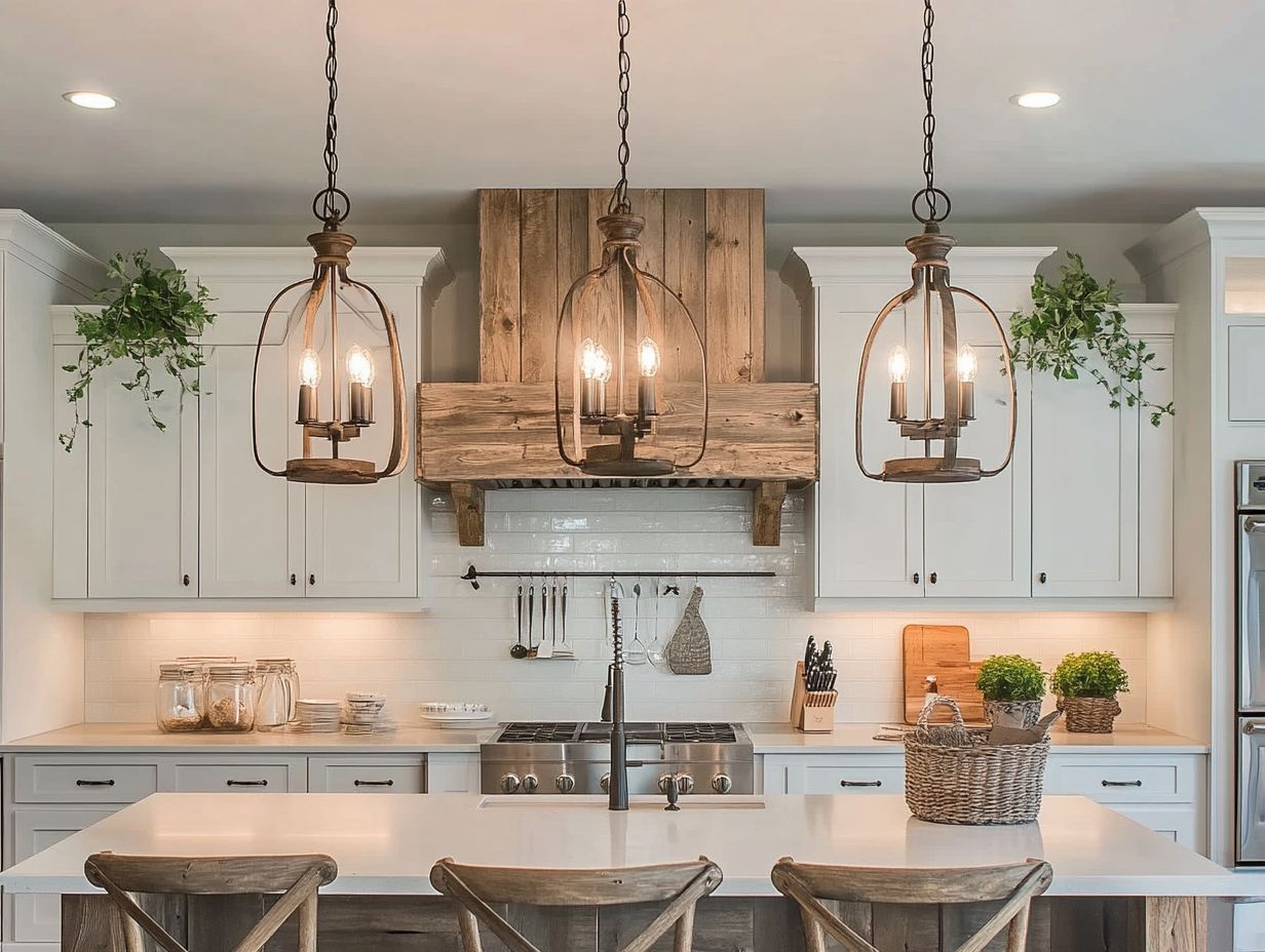 What Are the Different Types of Lighting Fixtures Available for Farmhouse Kitchens?