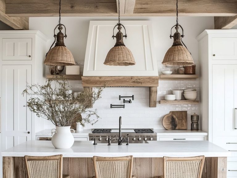 5 Elegant Lighting Fixtures for Farmhouse Kitchens