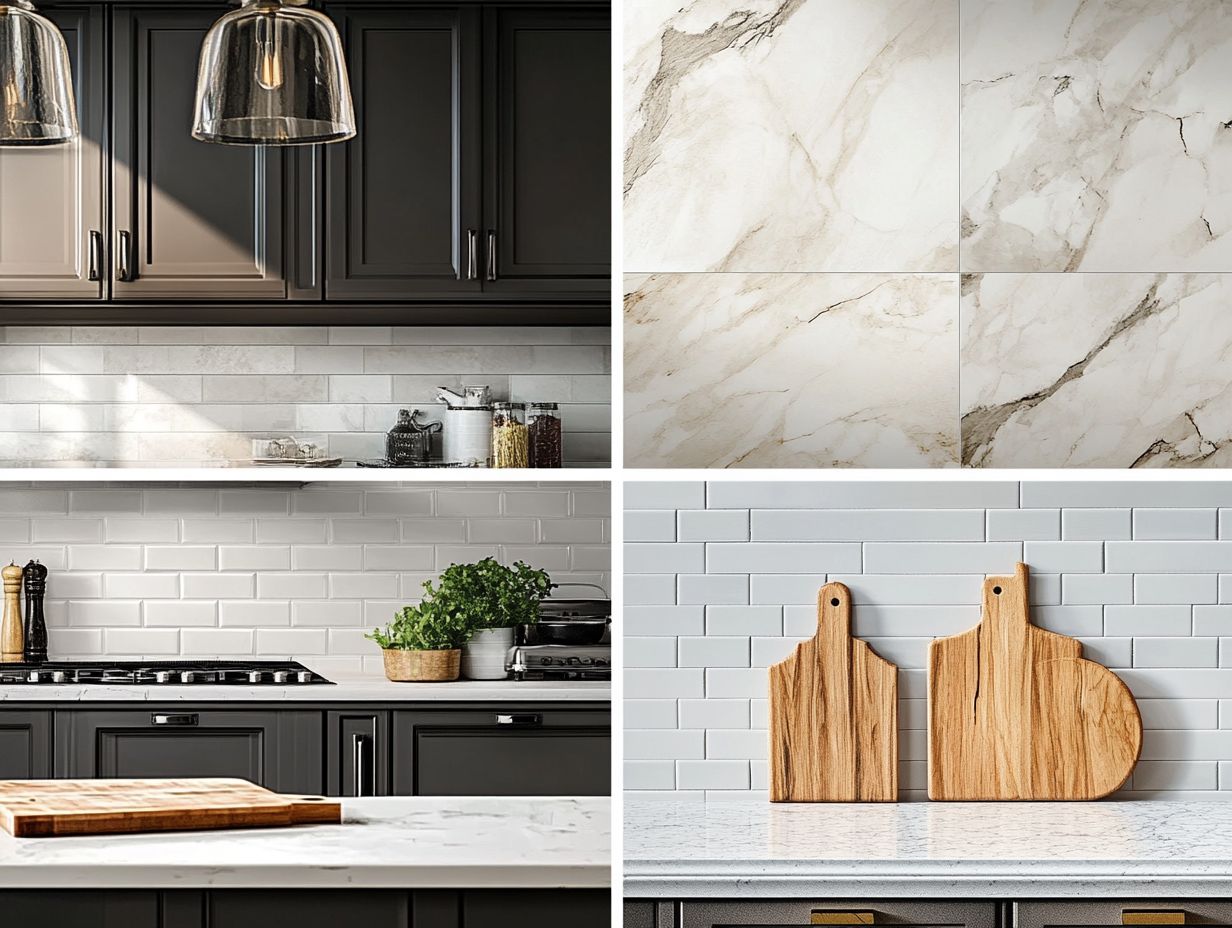 Highlighting key backsplash options for kitchens