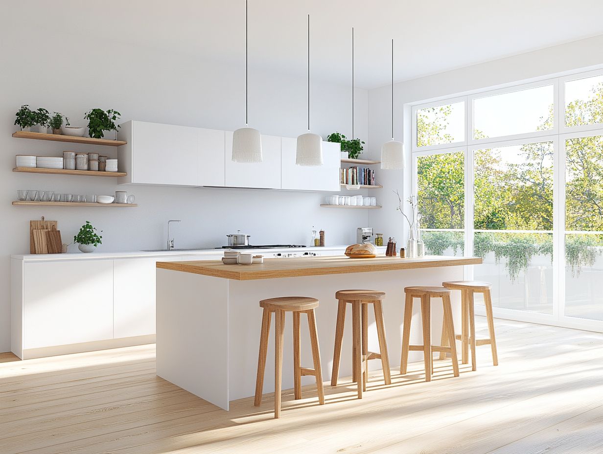 Image showing a minimalist kitchen design with a neutral color palette