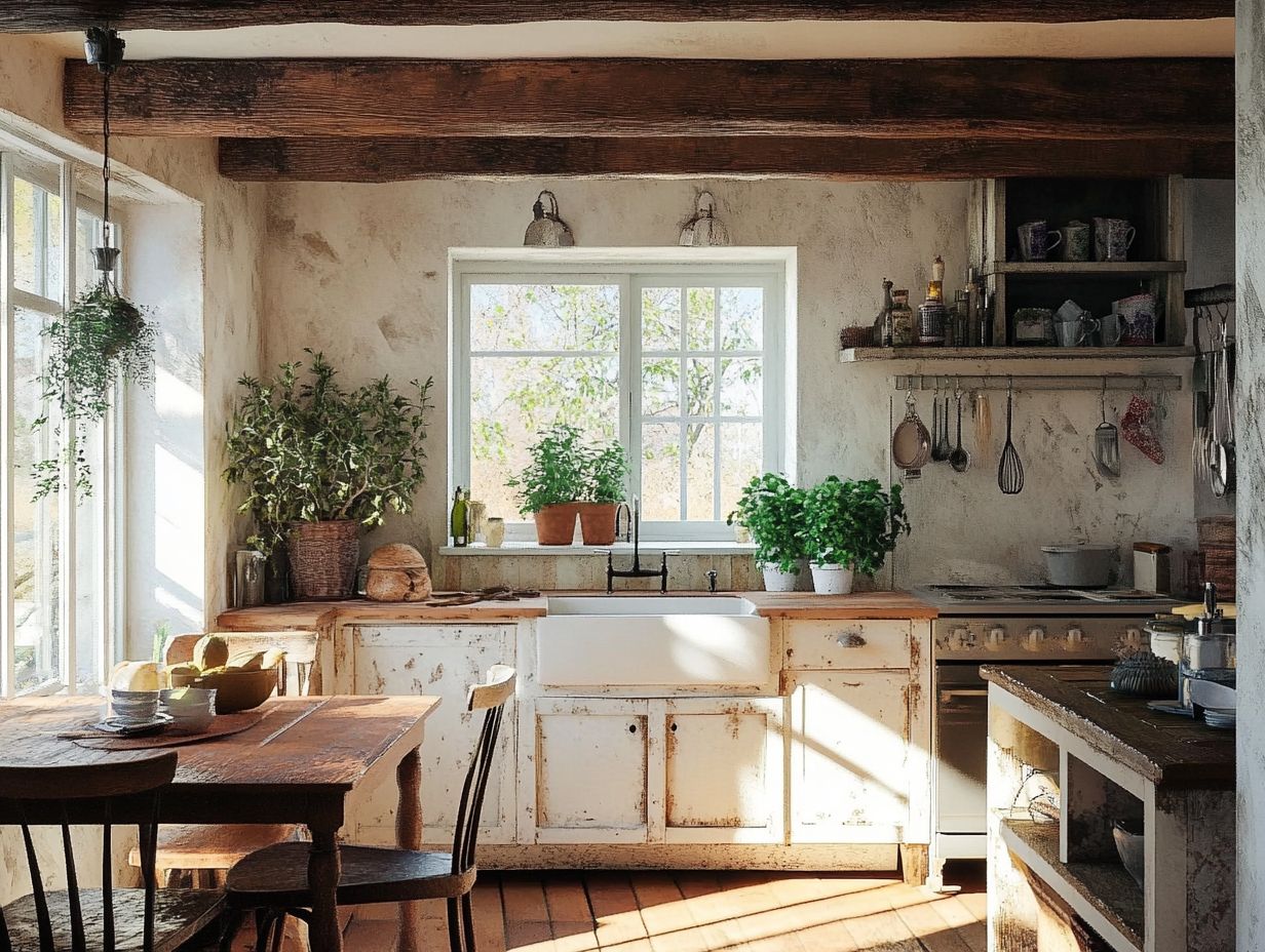 4. Farmhouse Sink and Butcher Block Countertops