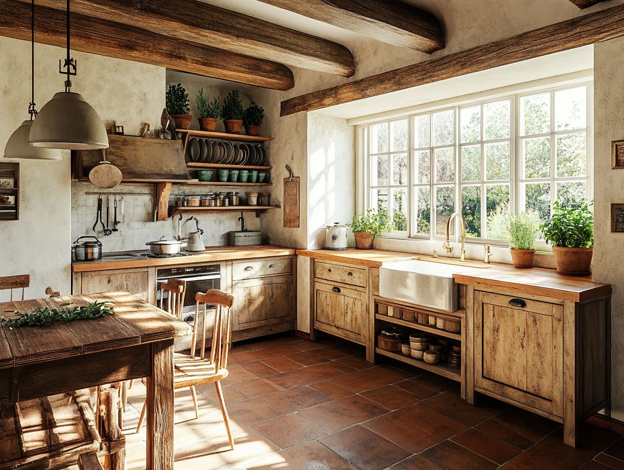 How Can One Incorporate Modern Touches into a Rustic Kitchen?