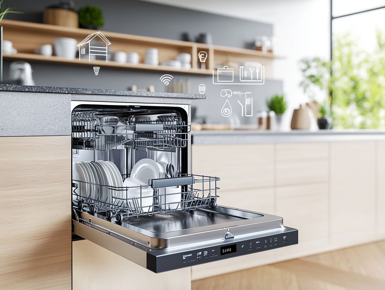 Image depicting key factors for choosing a dishwasher.