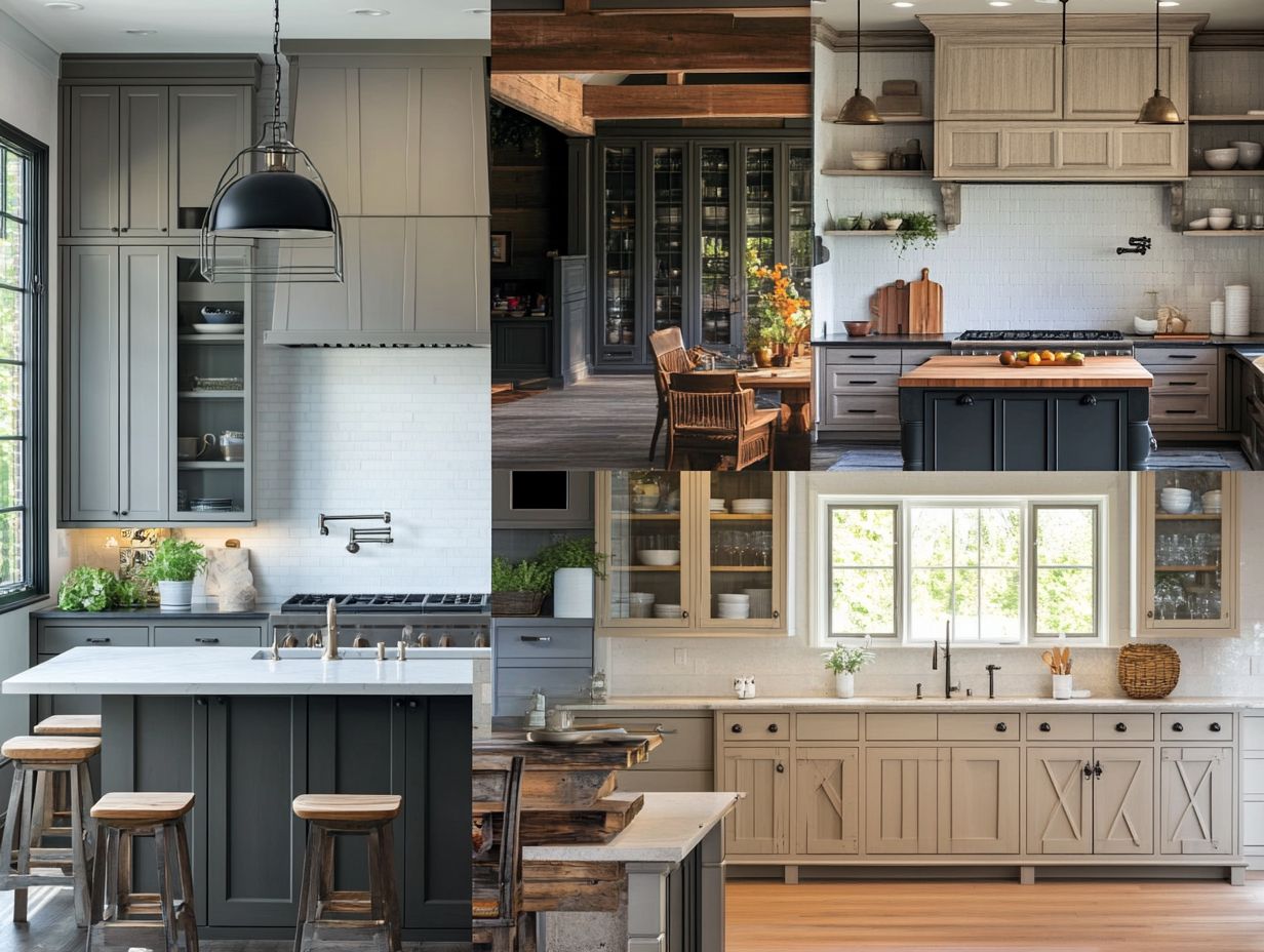 Louvered Cabinets in a stylish kitchen