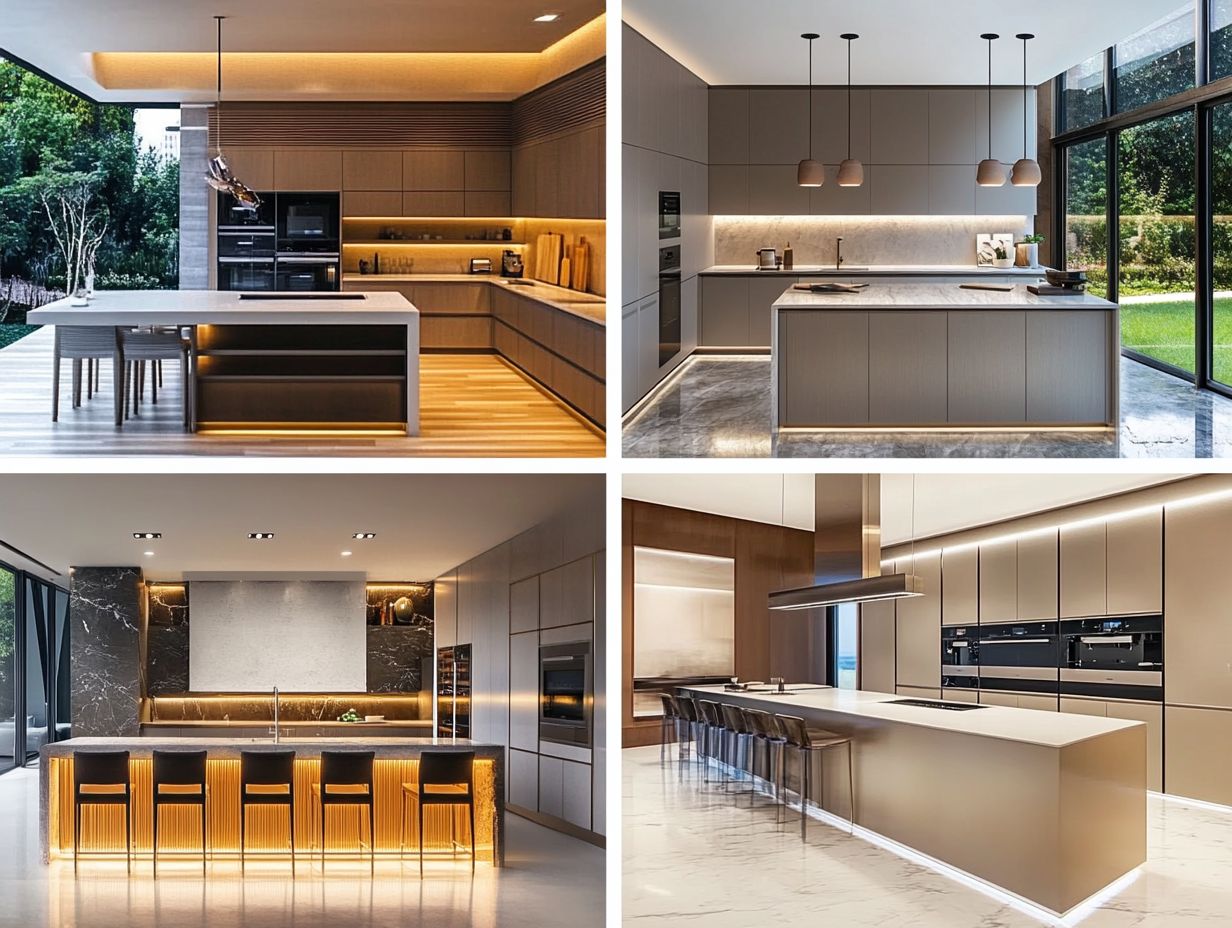 Image showcasing five stunning kitchen layouts for contemporary spaces.