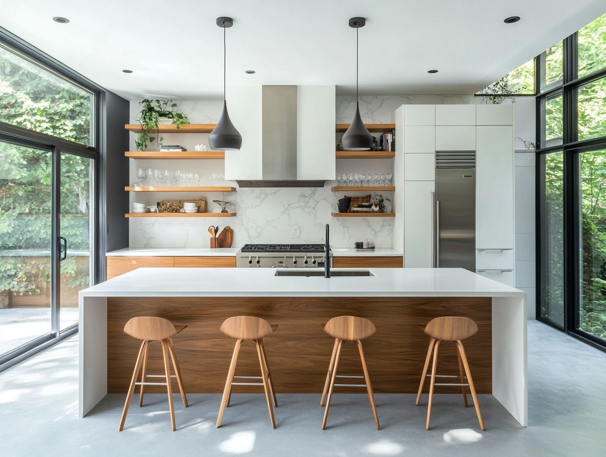 Modern kitchen showcasing key design elements