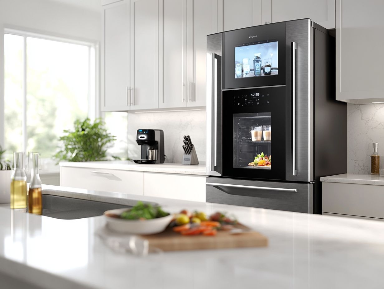 Visual summary of key takeaways for smart appliances in the kitchen.