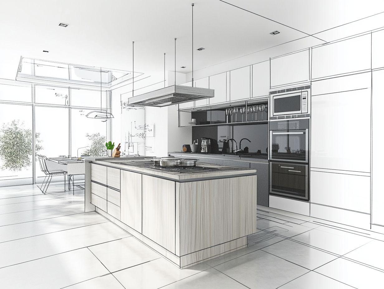 A functional kitchen with key elements