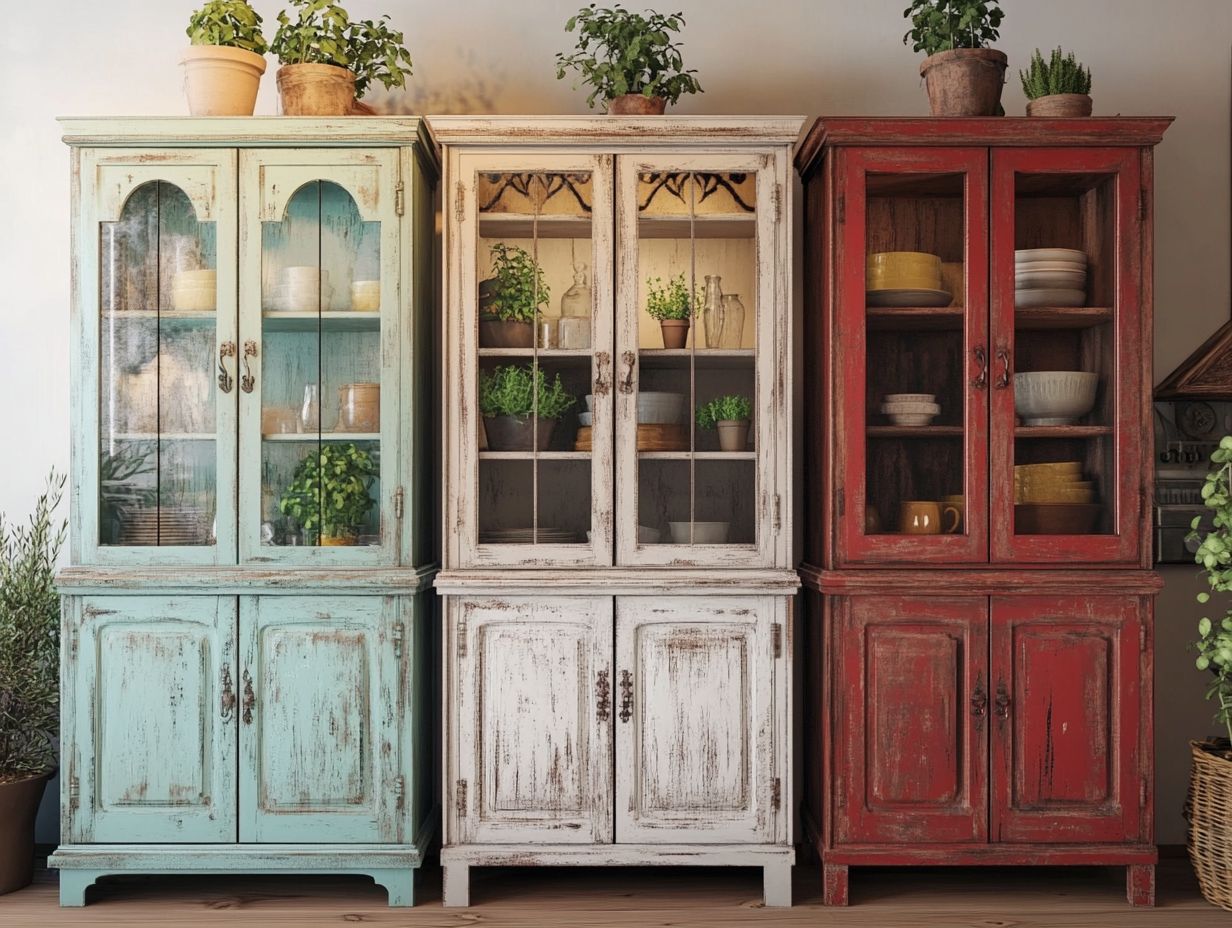 4. Mix and Match Cabinets