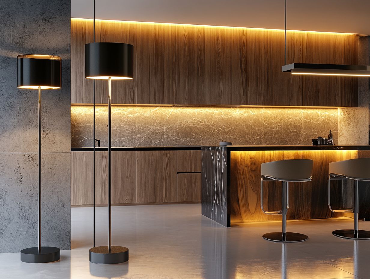 Image showcasing key takeaways for stylish floor lamps