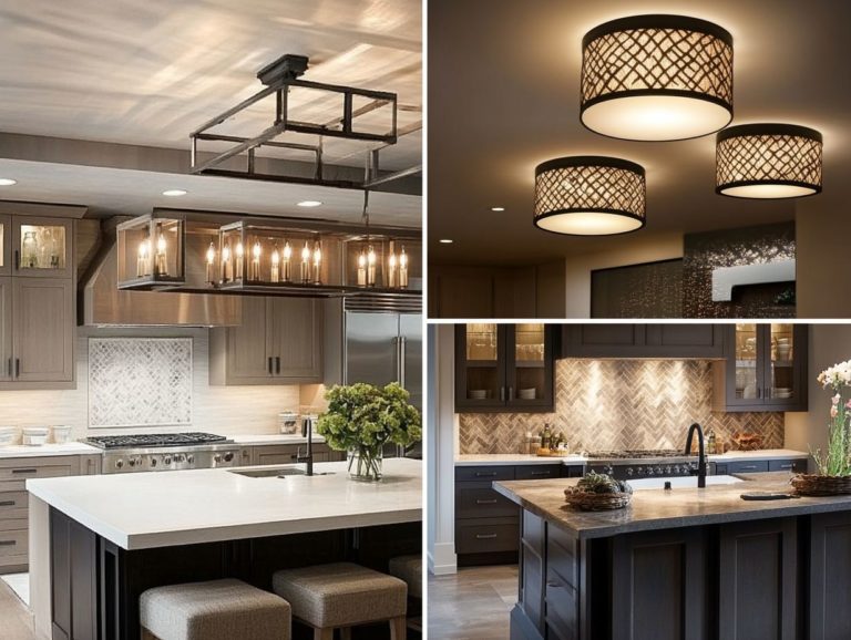 5 Stylish Flush Mount Lights for Kitchens