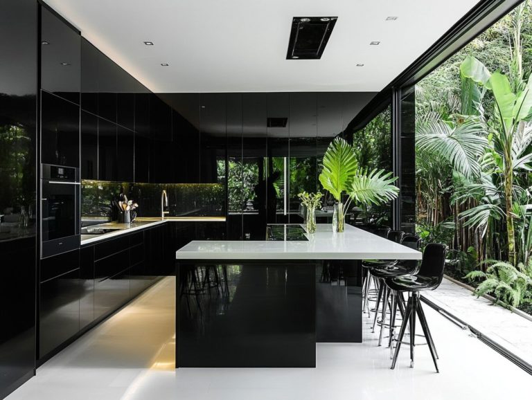 5 Tips for a Trendy Black Kitchen