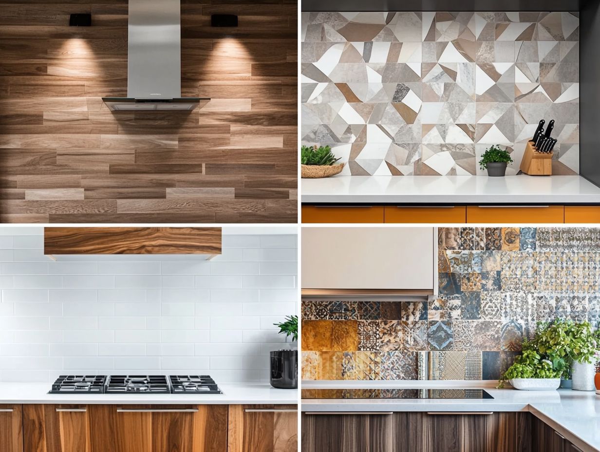 A visual guide to unique kitchen backsplash ideas