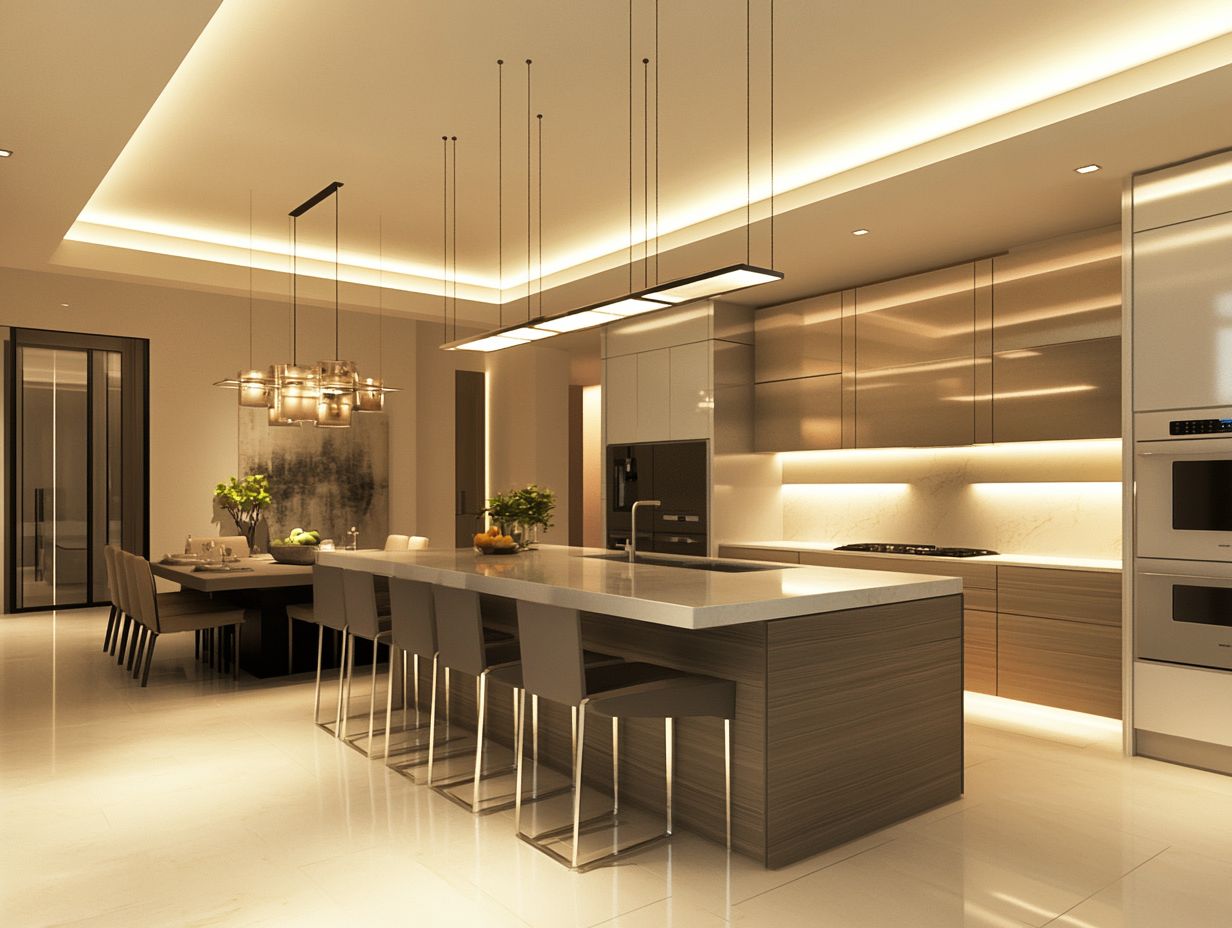 Image showing key takeaways for kitchen lighting ideas