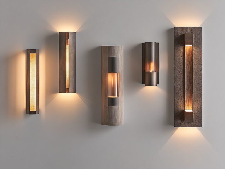 5 Unique Wall Sconces for Kitchen Spaces