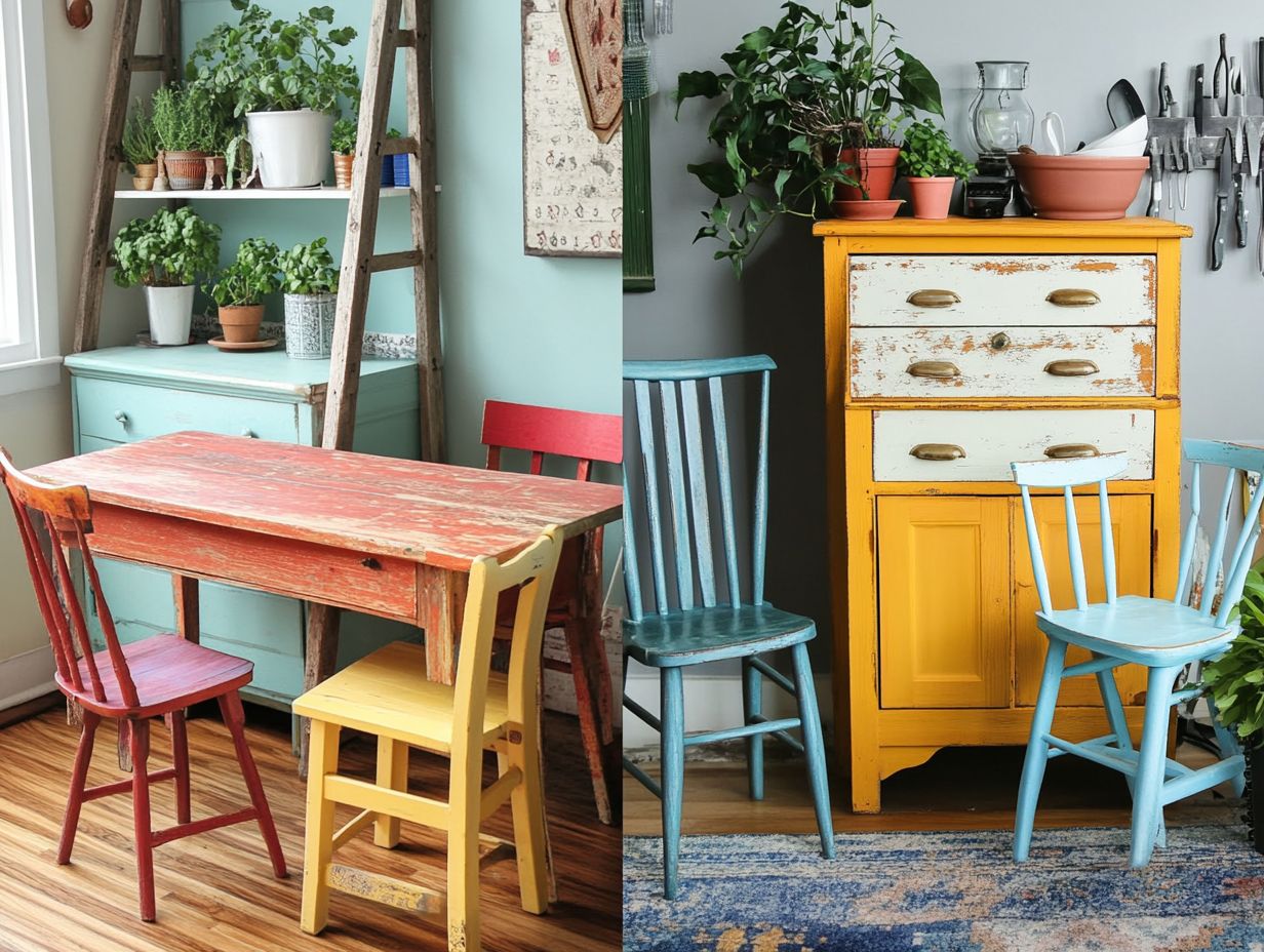 Creative ways to repurpose old kitchen furniture