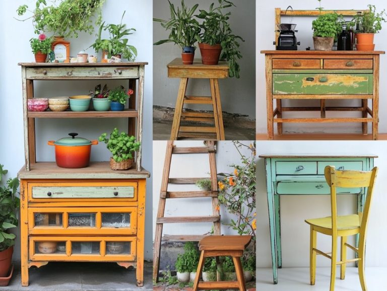 5 Ways to Repurpose Old Kitchen Furniture