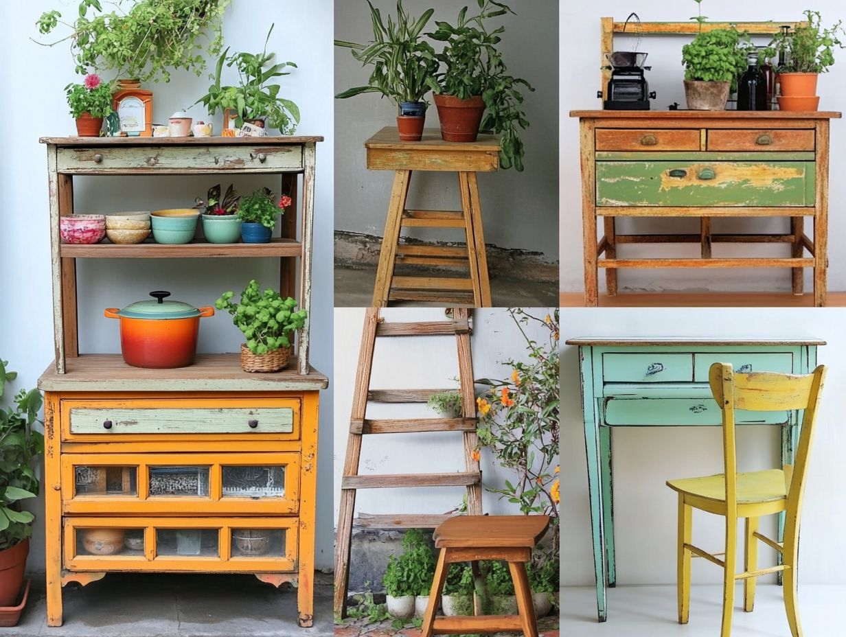 Image showing creative kitchen furniture transformations.