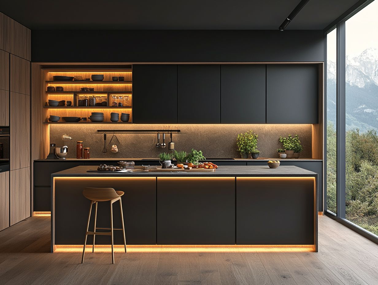 Illustration of Key Takeaways for Accent Lighting in Kitchen Design