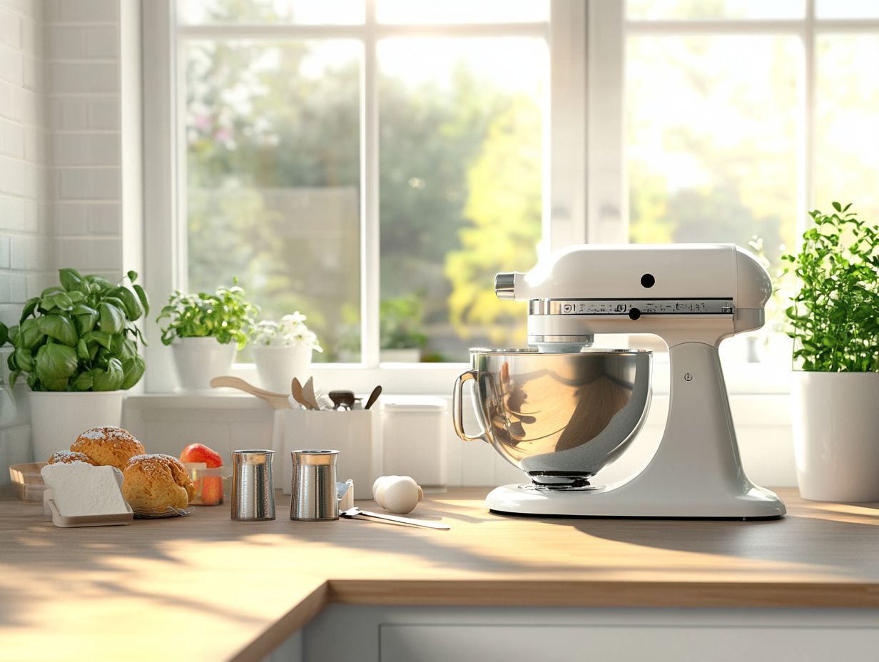 Various KitchenAid attachments for versatile cooking and baking