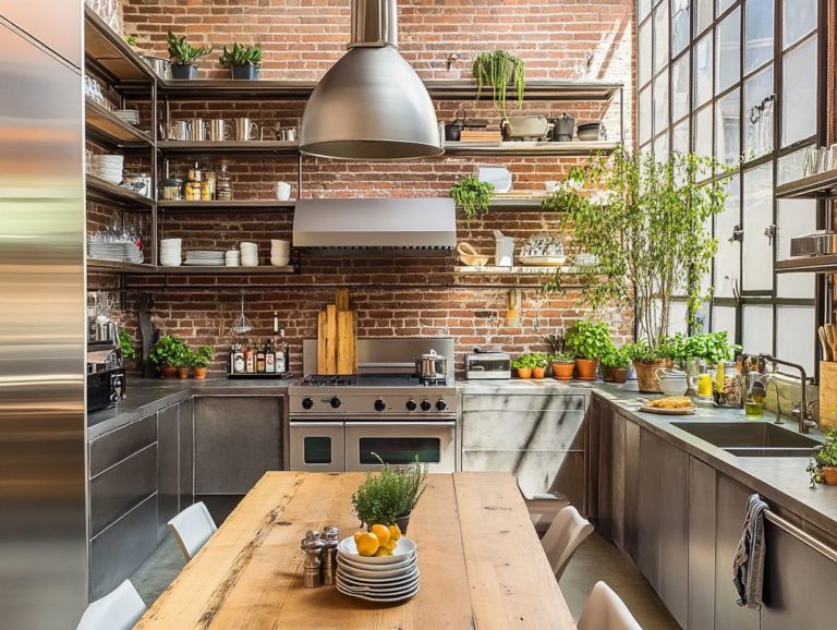 Choosing Materials for an Industrial-Style Kitchen