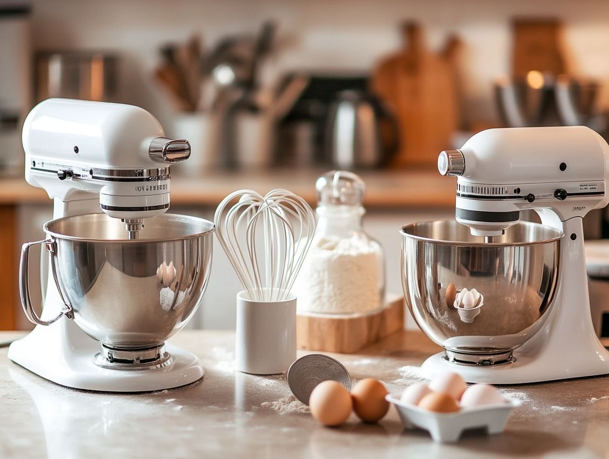 Variety of Attachments and Accessories for Kitchen Mixers