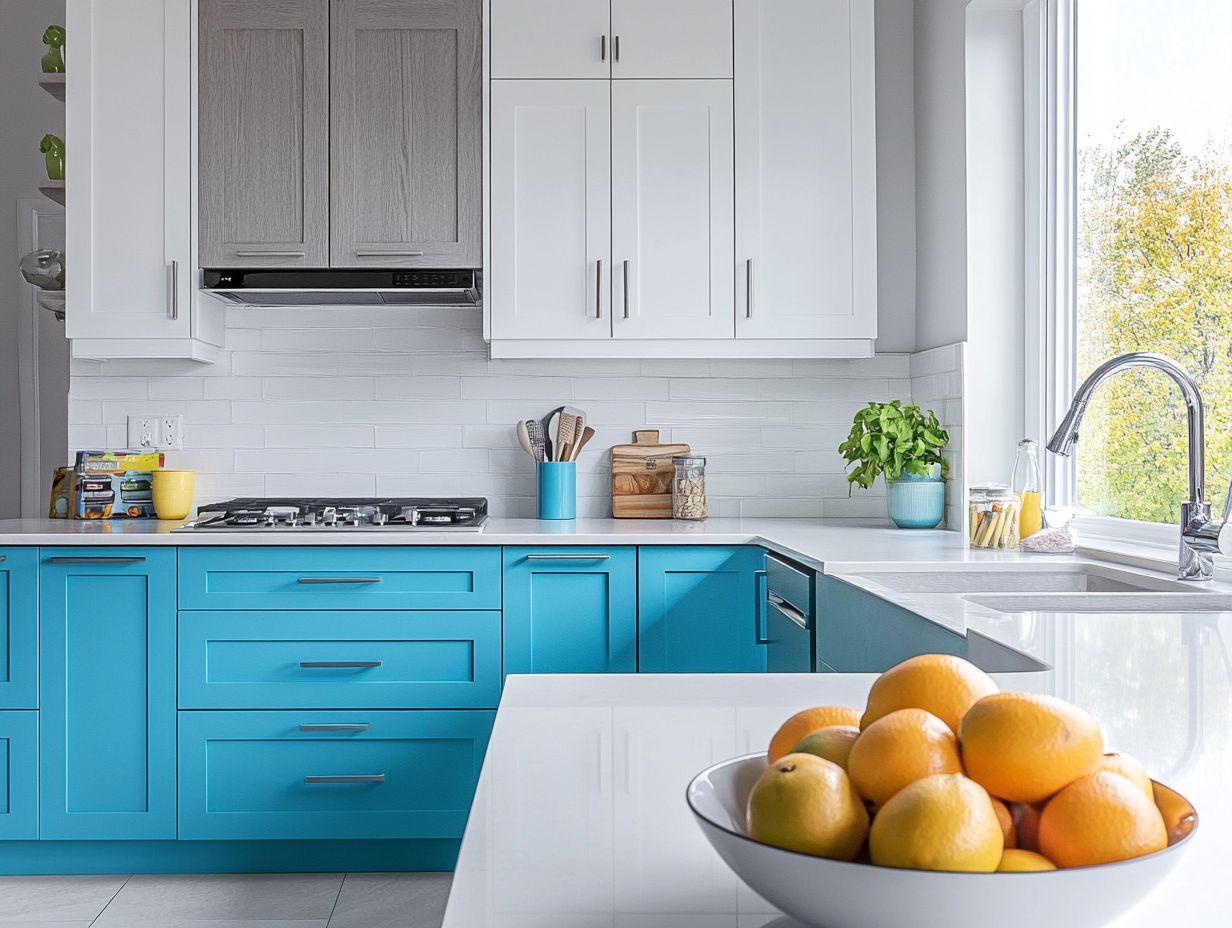 Color options for kitchen cabinets