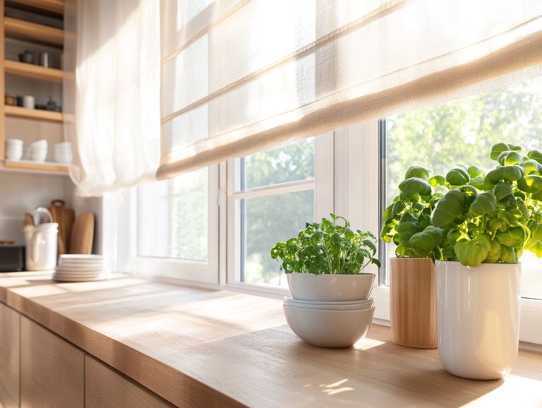 Choosing the Right Material for Kitchen Window Treatments