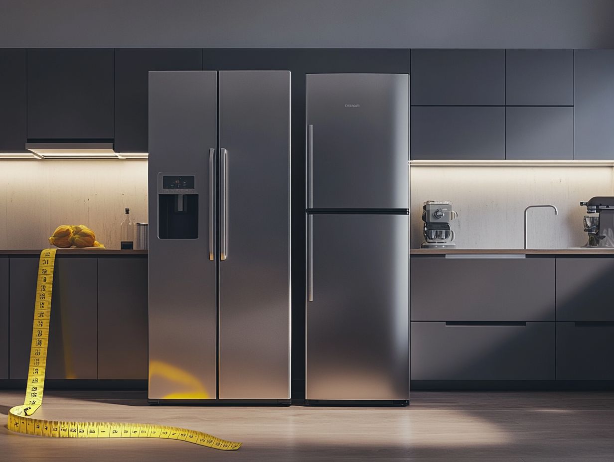 Types of Refrigerators and Their Typical Sizes