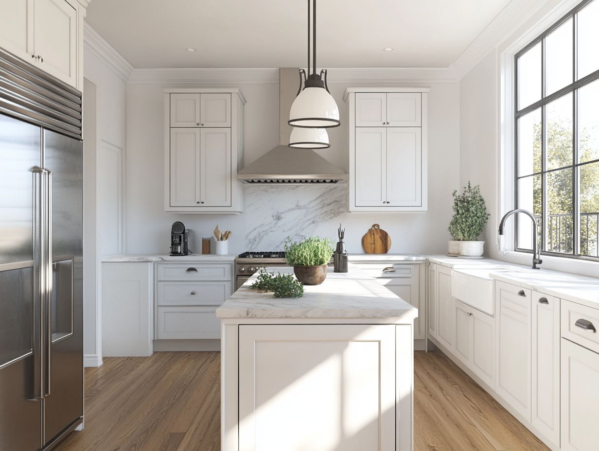 How can I incorporate traditional and modern elements in a timeless kitchen design?