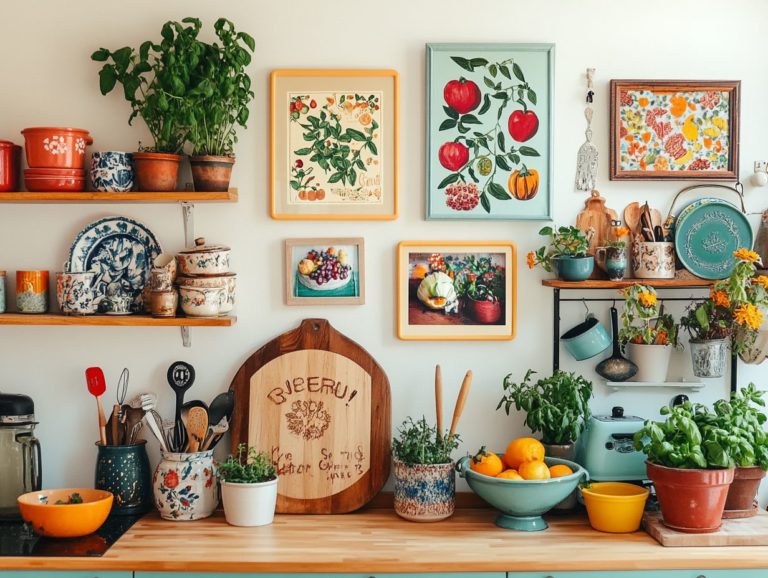 Creative DIY Ideas for Kitchen Wall Decor