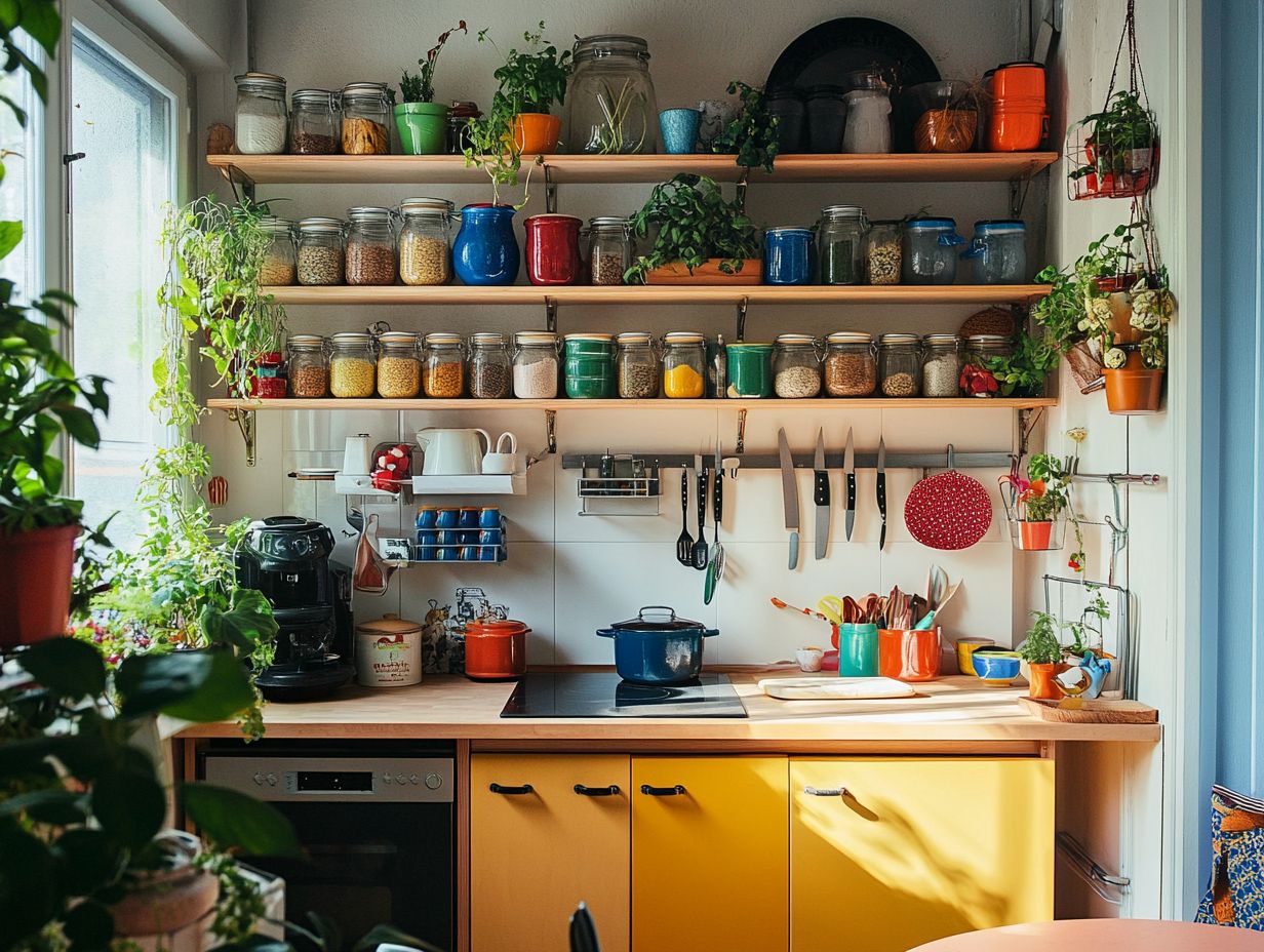 Image of maximizing under-cabinet space in a kitchen