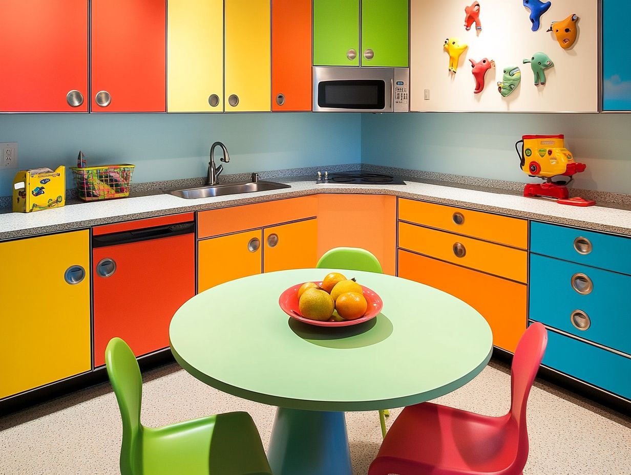 How can I make my kitchen safer for kids?