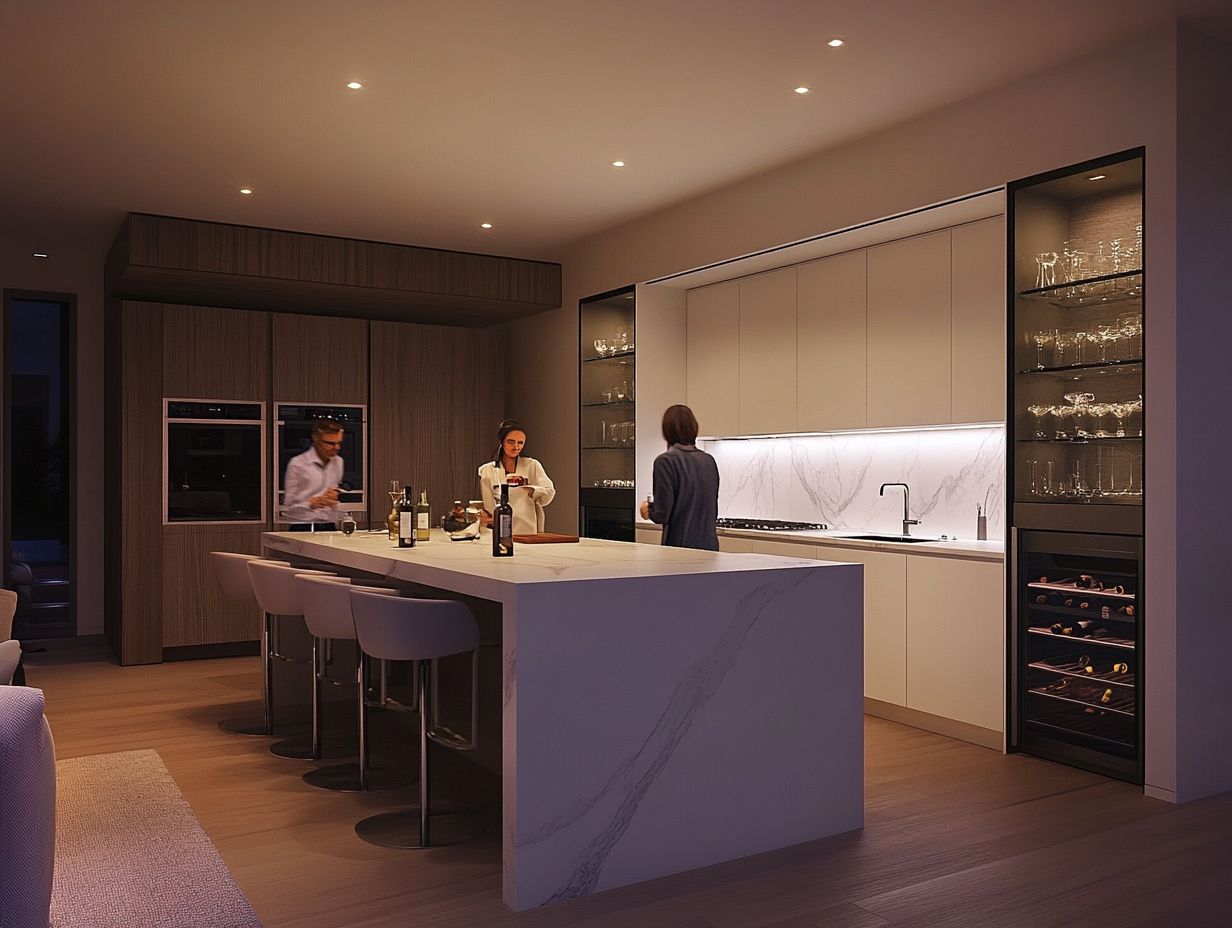 Image depicting practical tips for seamless entertaining in the kitchen