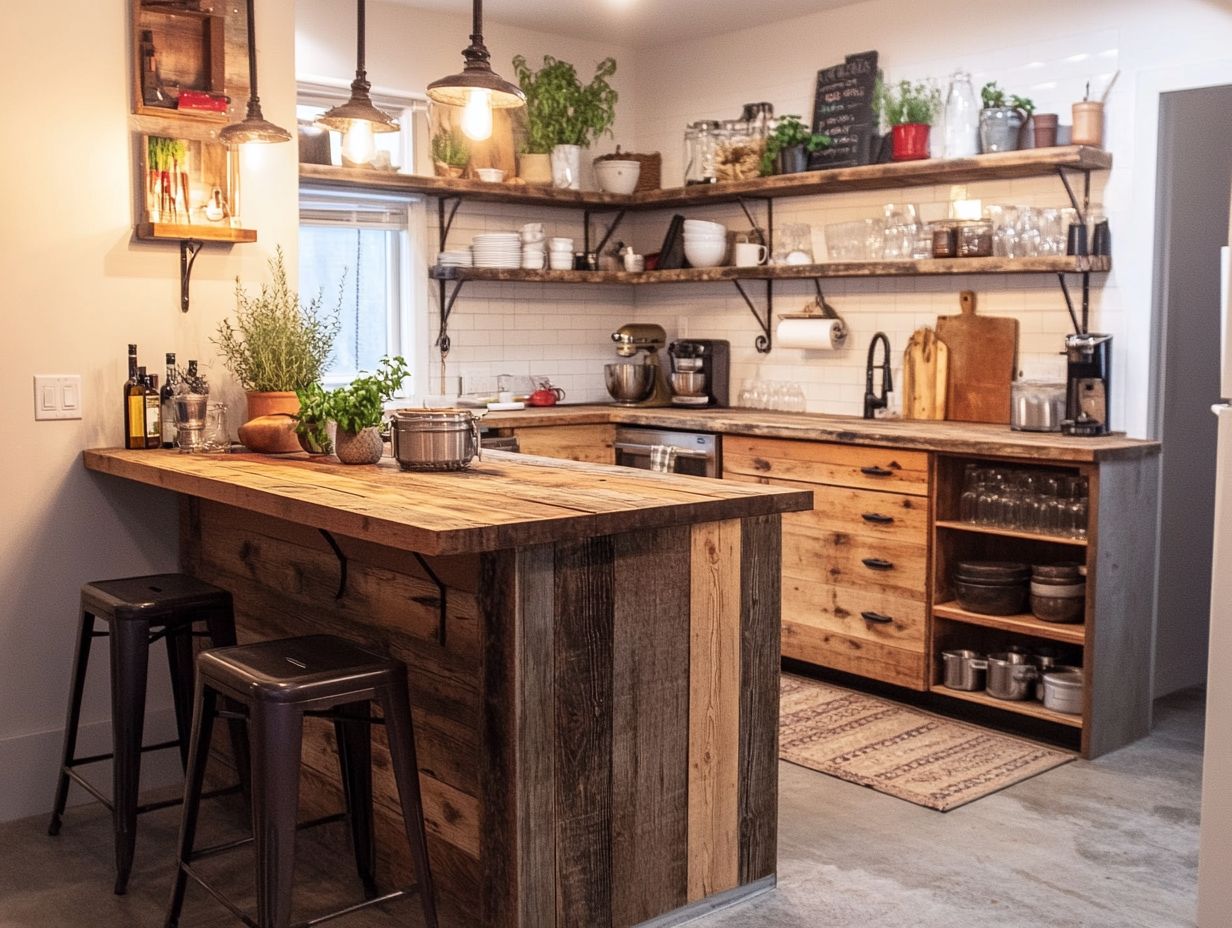 14. Kitchen Island with Built-In Appliances