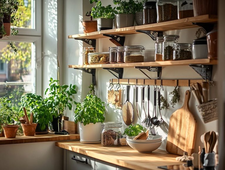 DIY Kitchen Storage Solutions for Small Spaces