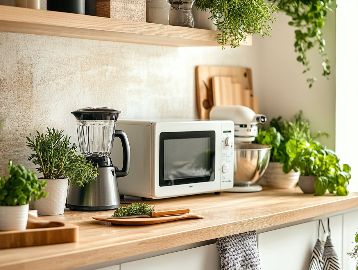 Essential kitchen appliances for small spaces