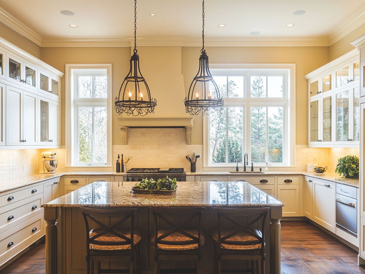 Example of Ambient Lighting in a Kitchen