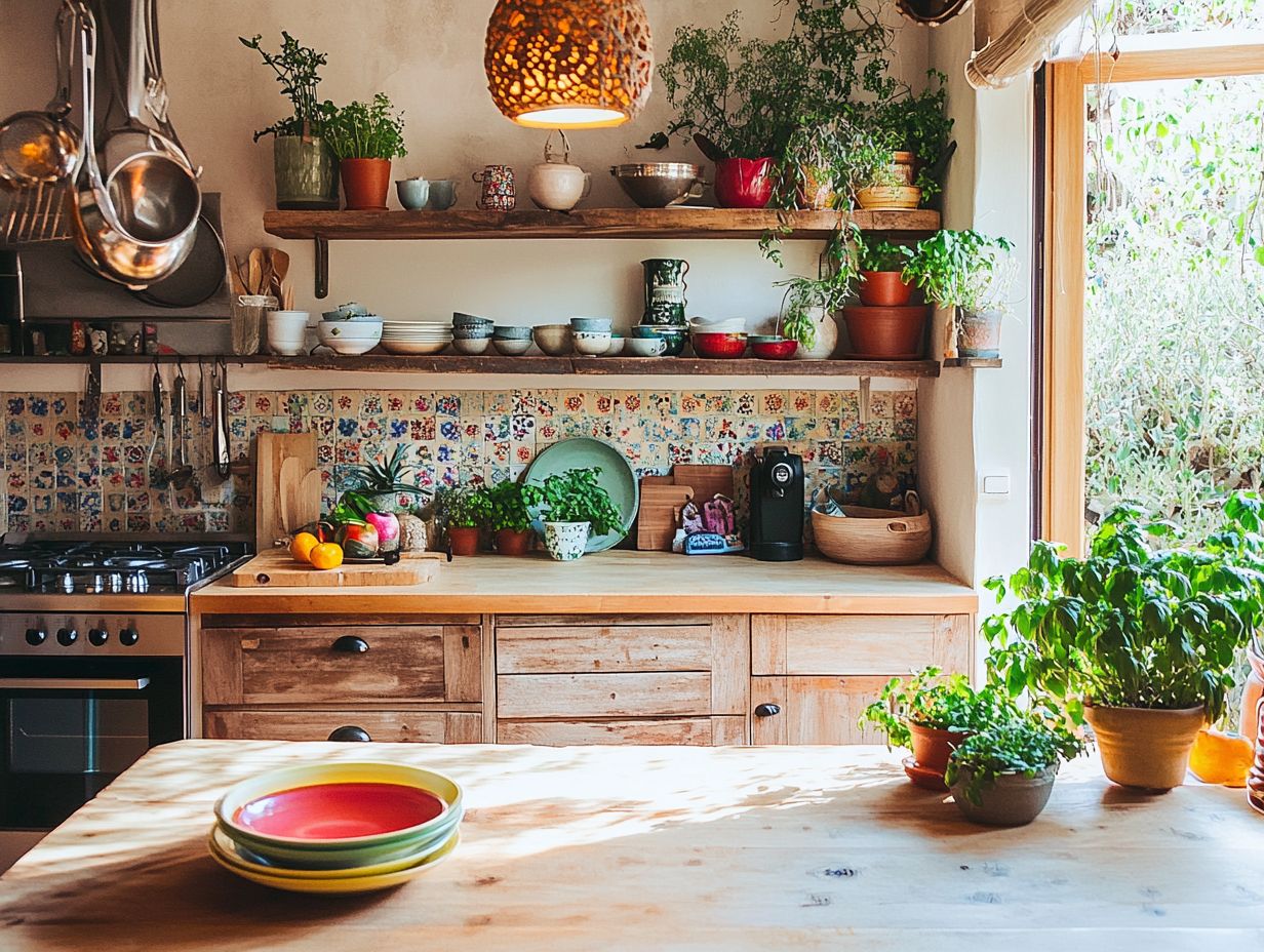 Color psychology and textural elements in kitchen design