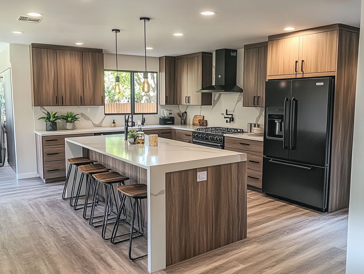 Kitchen design showcasing balance of style and function