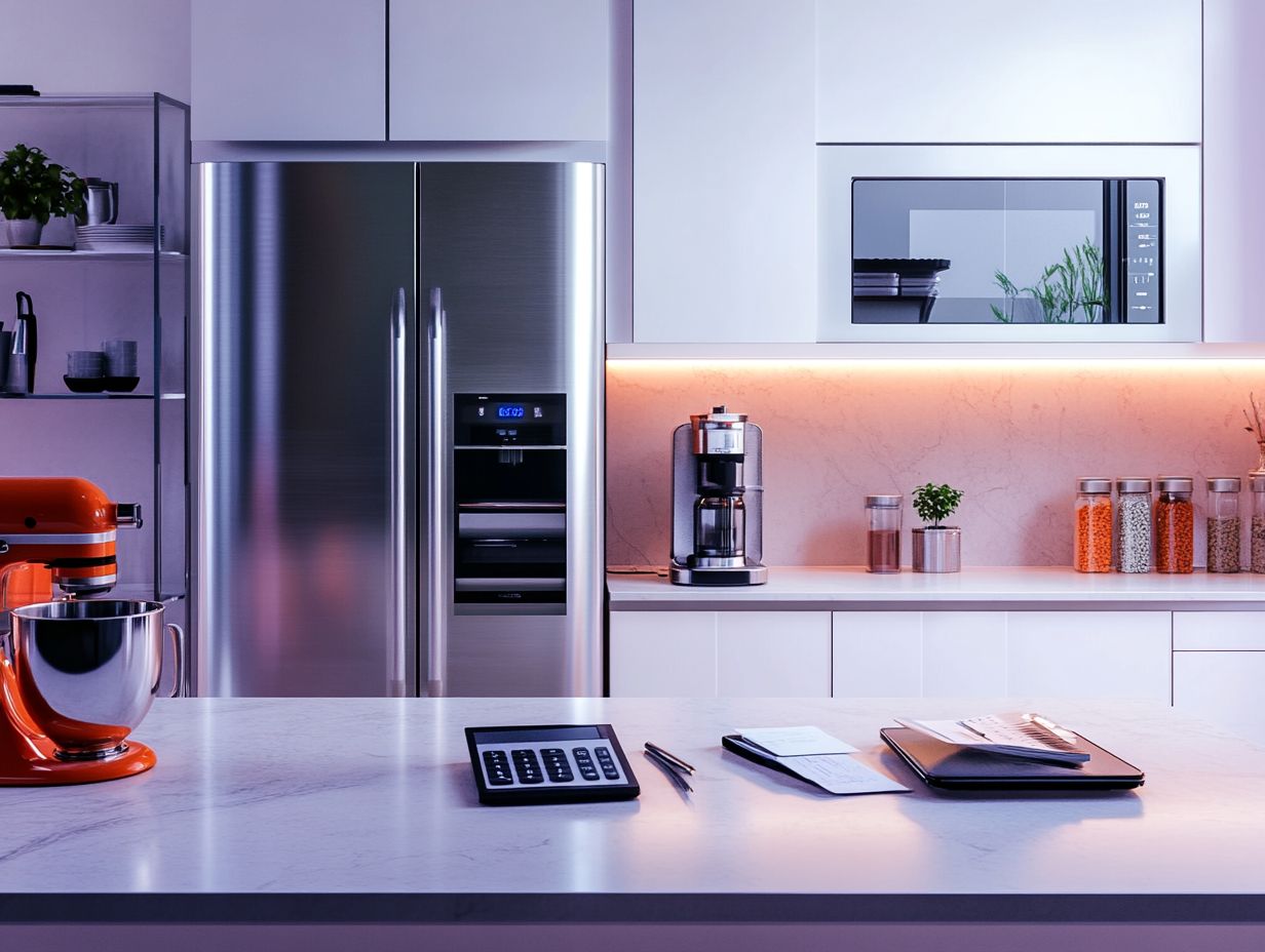 A visual guide to comparison shopping and negotiating prices for kitchen appliances