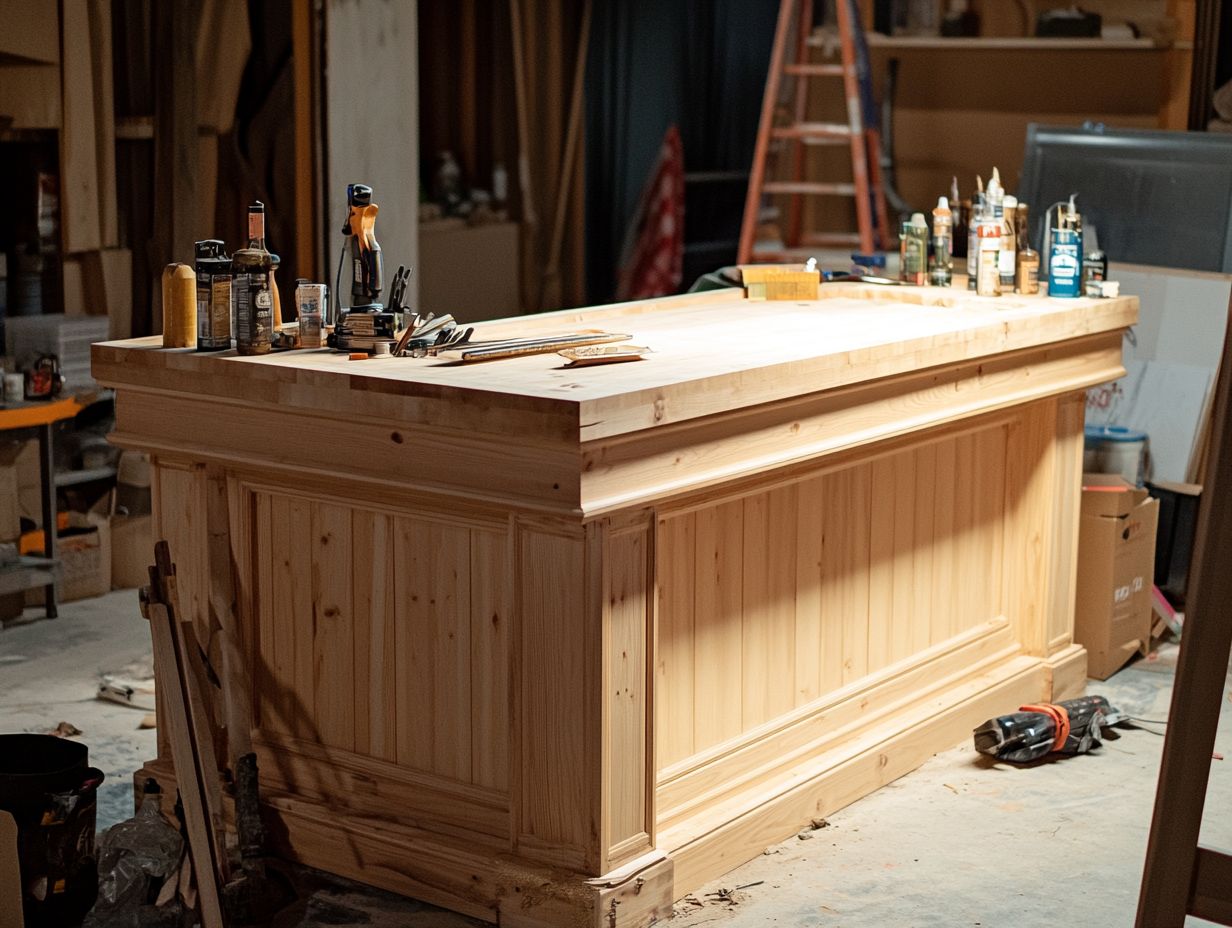 Guide to Building a Kitchen Bar with Steps