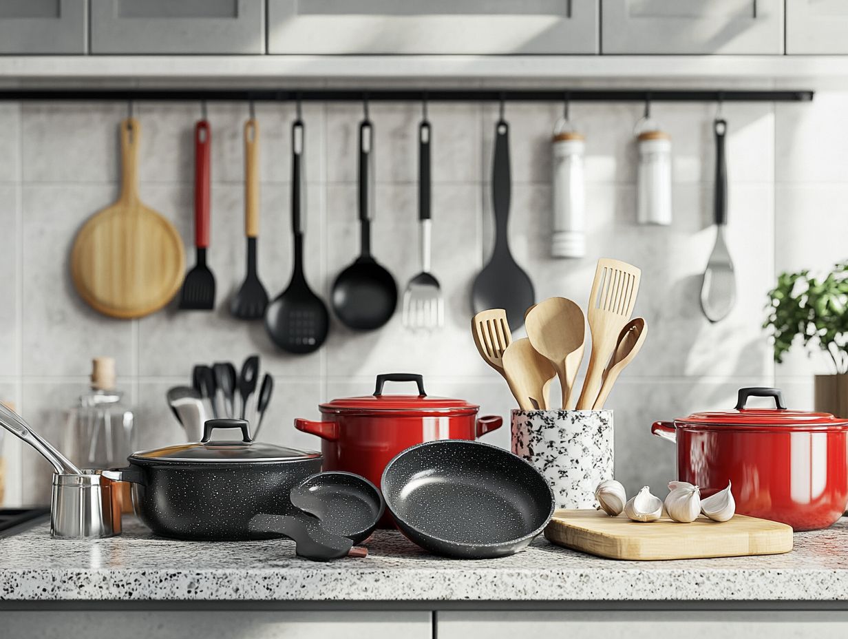 Cookware that is safe and non-toxic for your health, promoting a healthy kitchen environment.