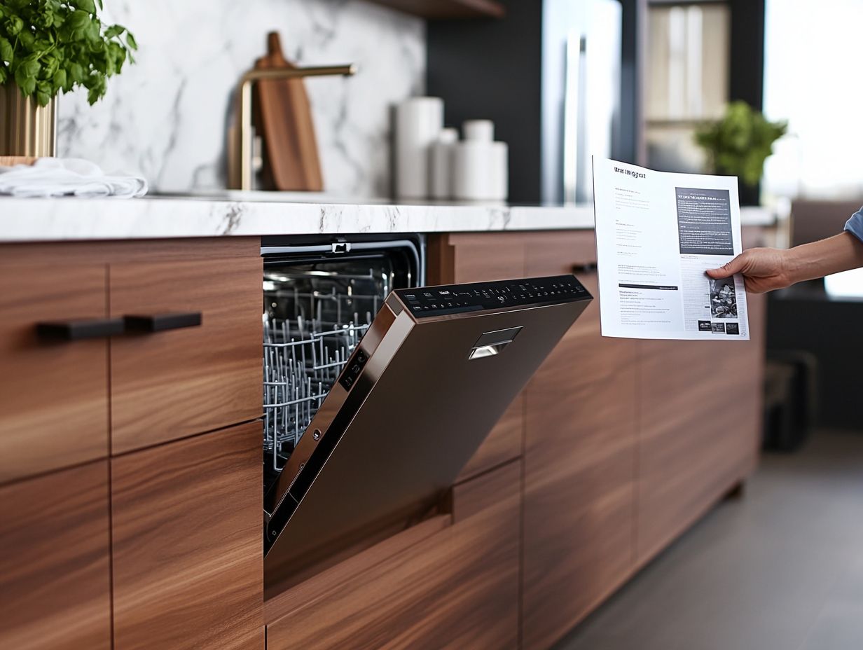 Modern dishwasher features and settings