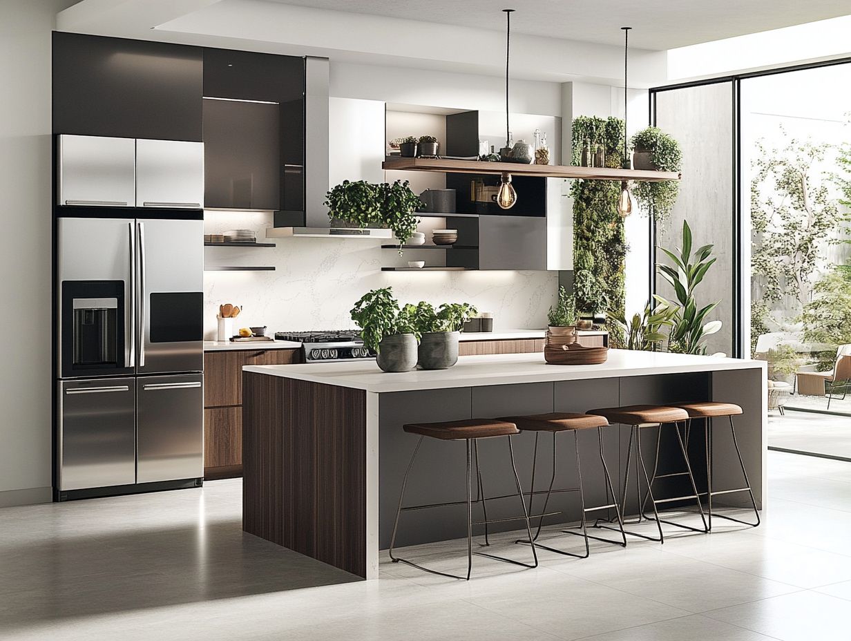 Functional design elements that enhance kitchen style.